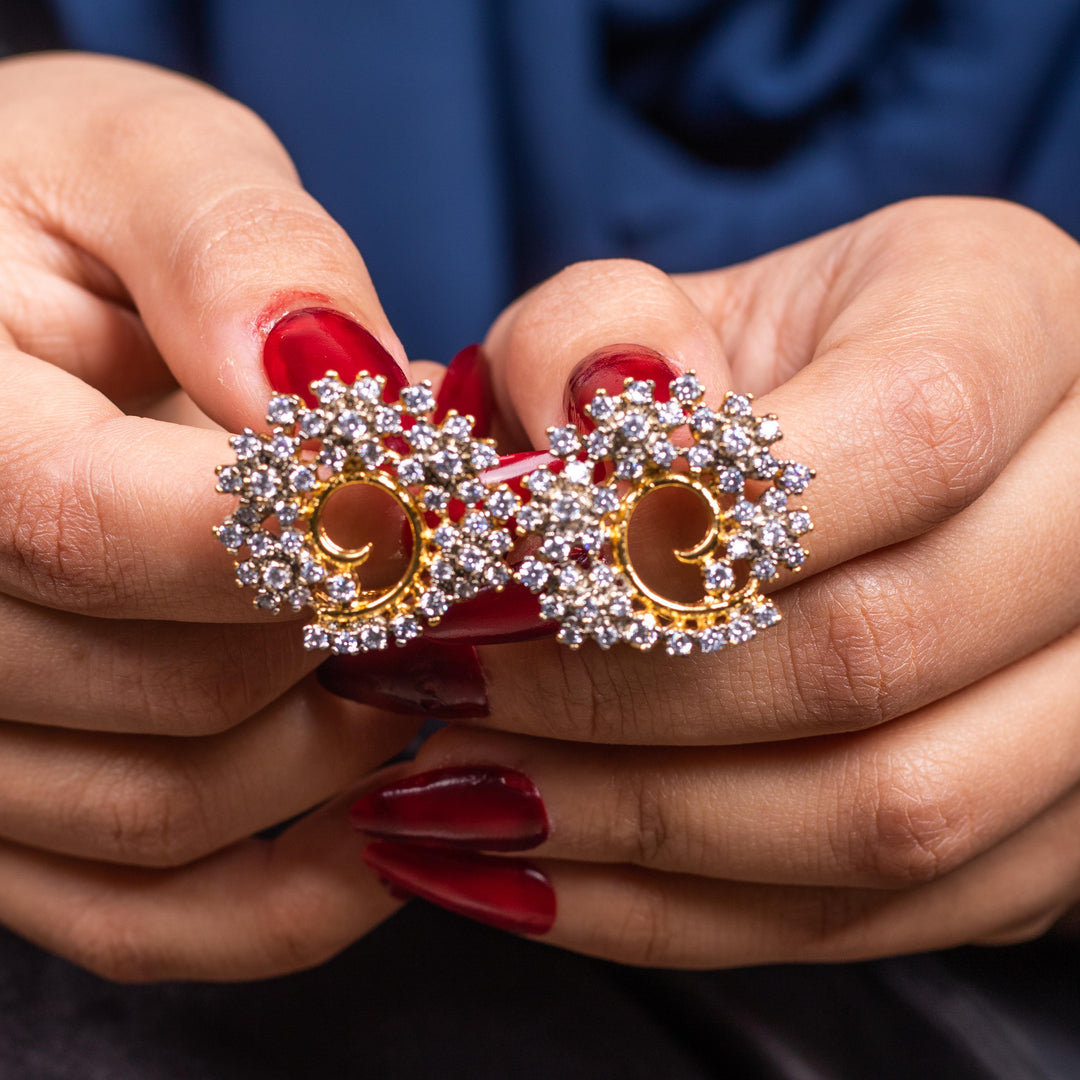 Vibrant Swirl Studs
