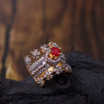 Load image into Gallery viewer, Diamond Star Ring
