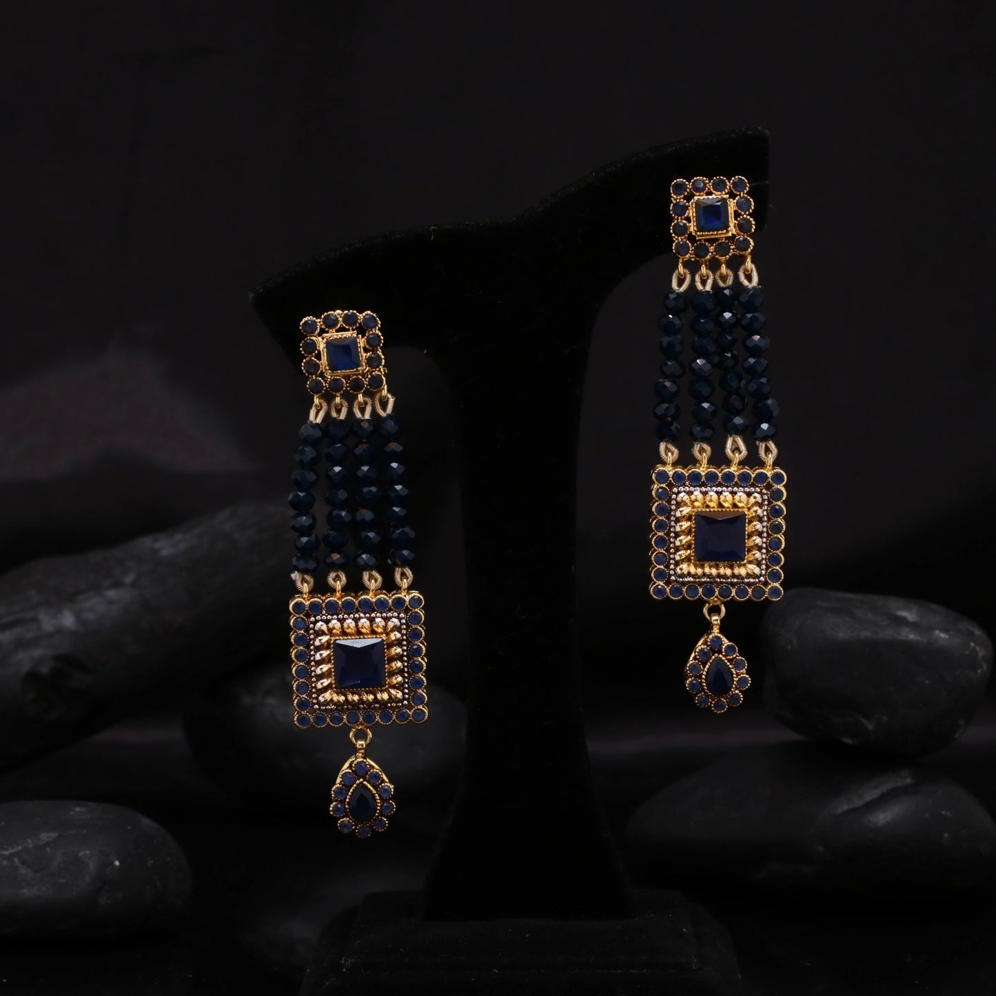 Tribal Rectangular Earrings
