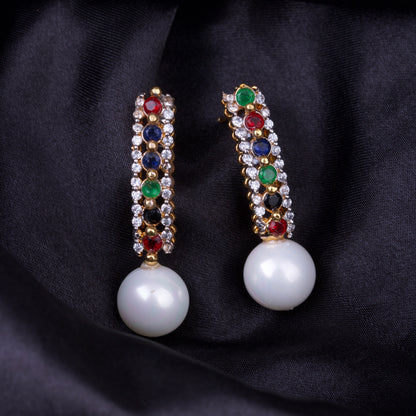 Pearl Rainbow Studs