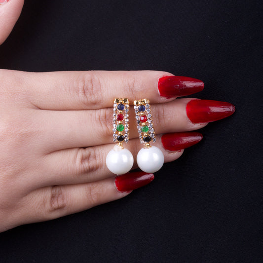 Pearl Rainbow Studs