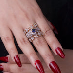 Load image into Gallery viewer, Diamond Star Ring
