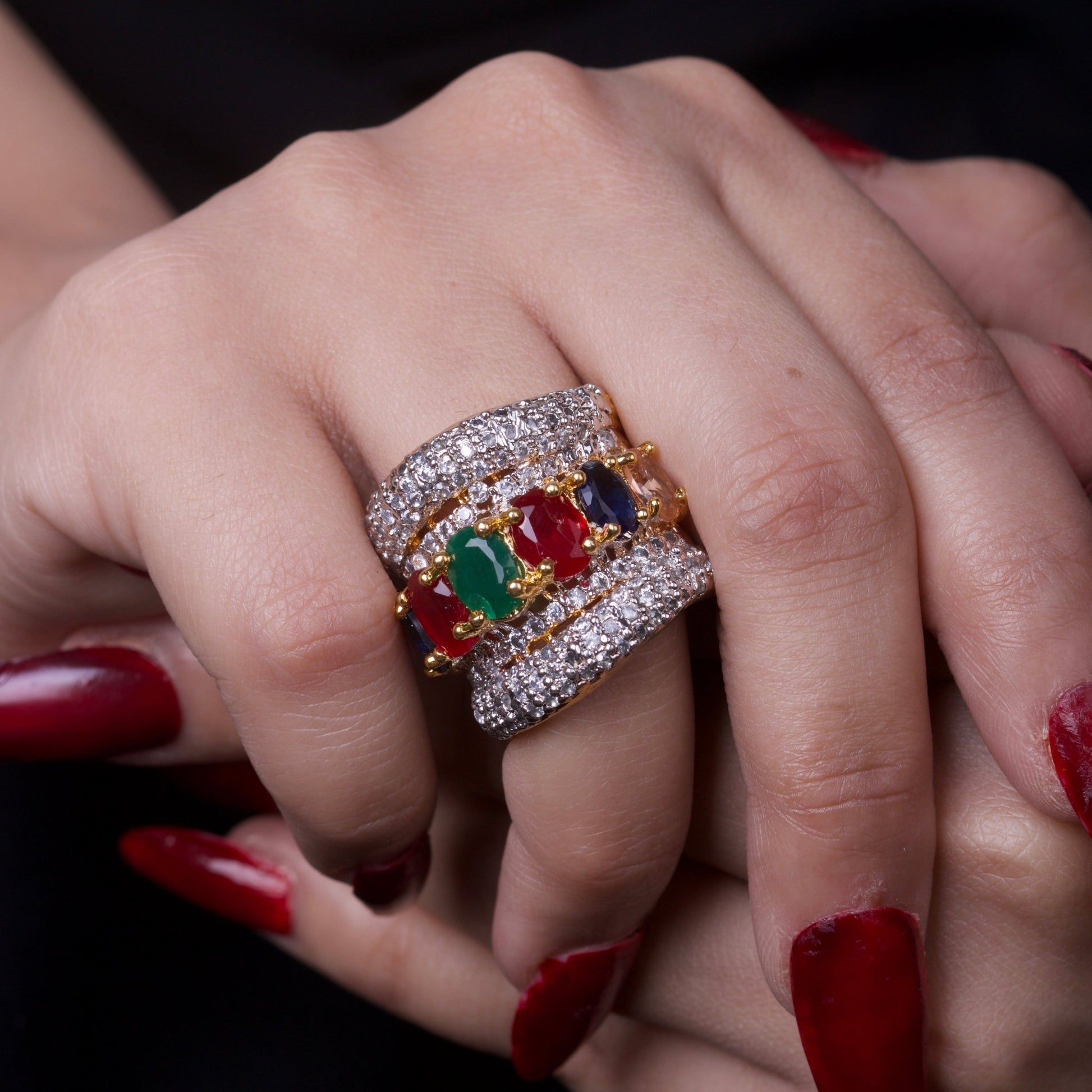 Seven Stones Ring - Riwaaj