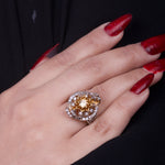Load image into Gallery viewer, Sun Flower Ring
