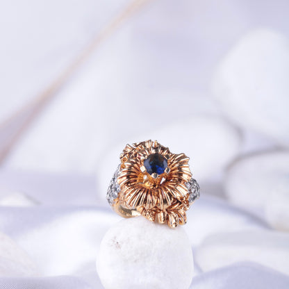 Cubic Flower Ring - Riwaaj