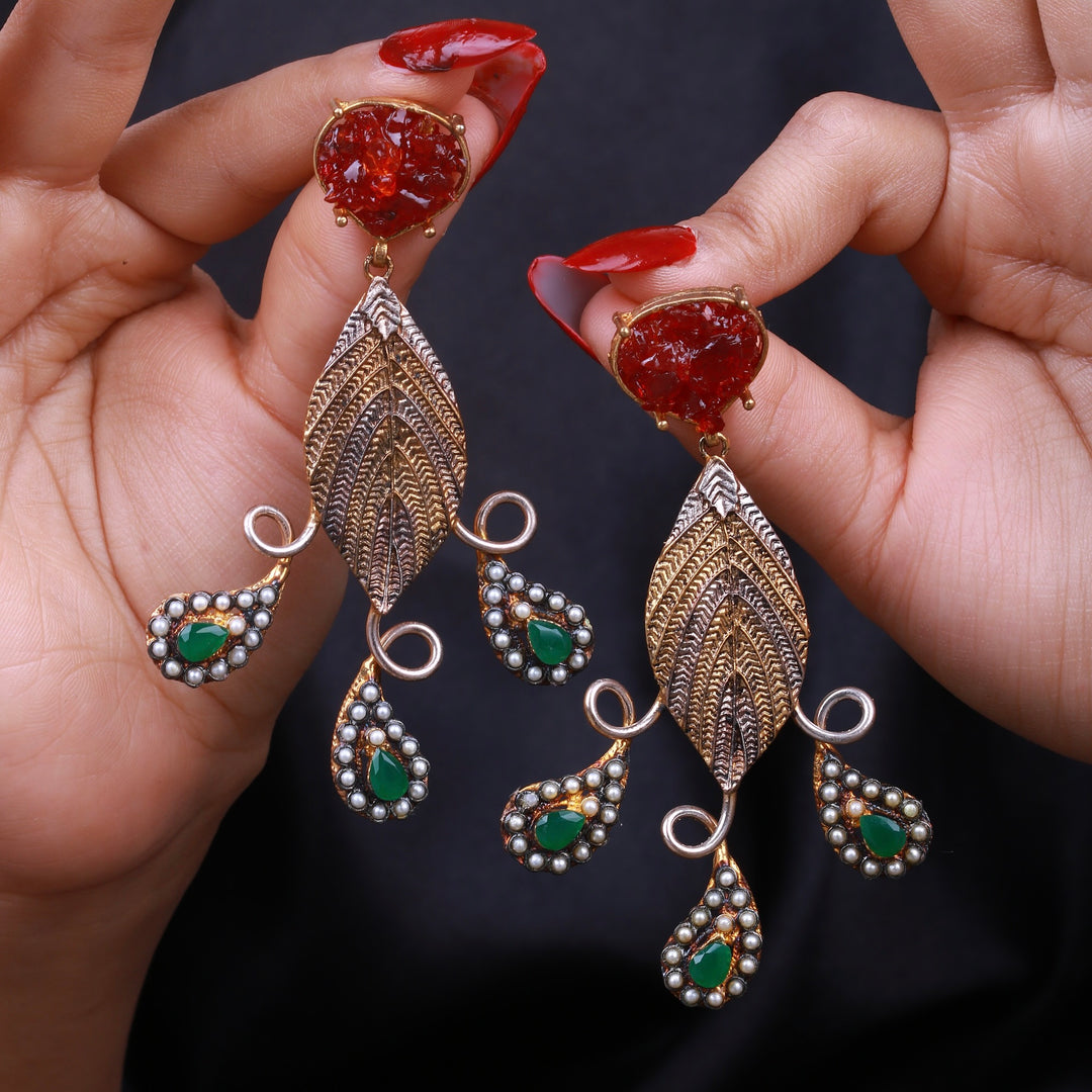 Noor e Leaf Earrings