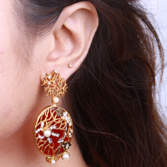Golden Vines Earrings