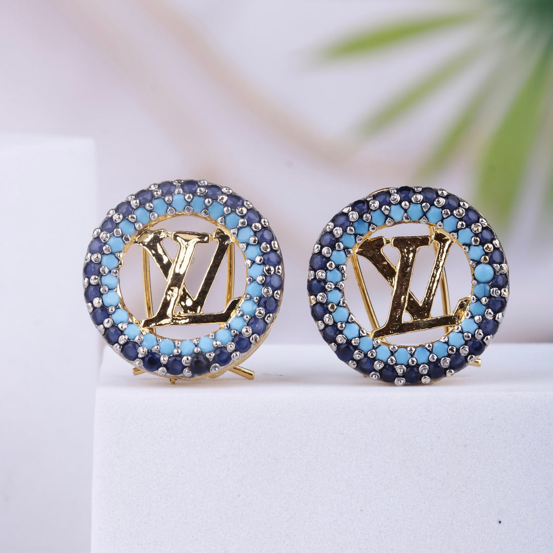 Luxury Zircon Stud Earrings
