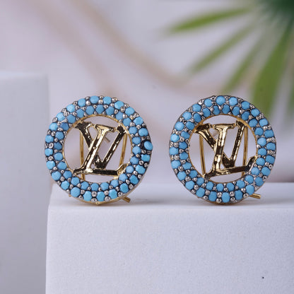 Luxury Zircon Stud Earrings