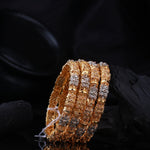 Load image into Gallery viewer, Noor-e-Riwaaj Four Piece Bangle
