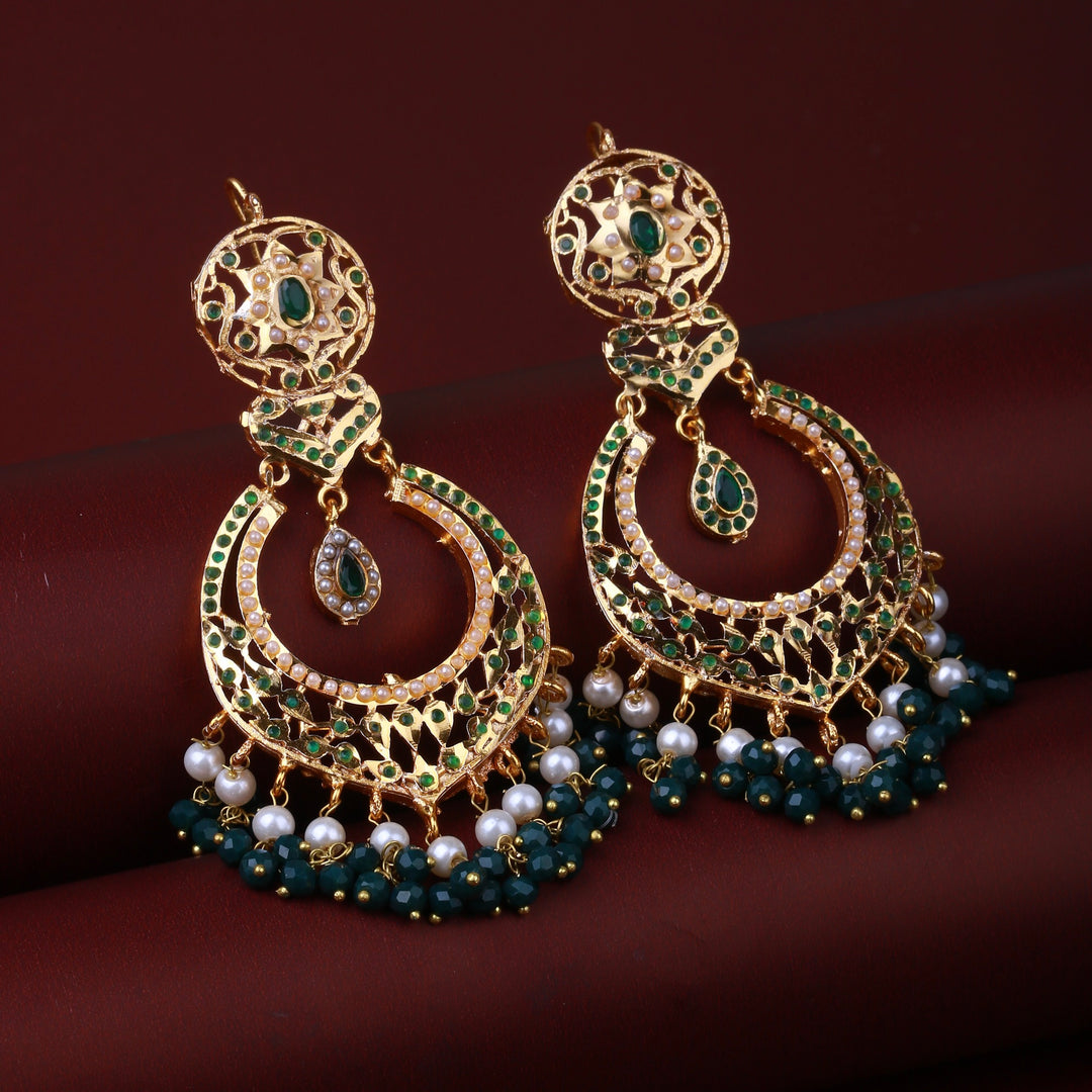 Heritage Kundan Jhumkas