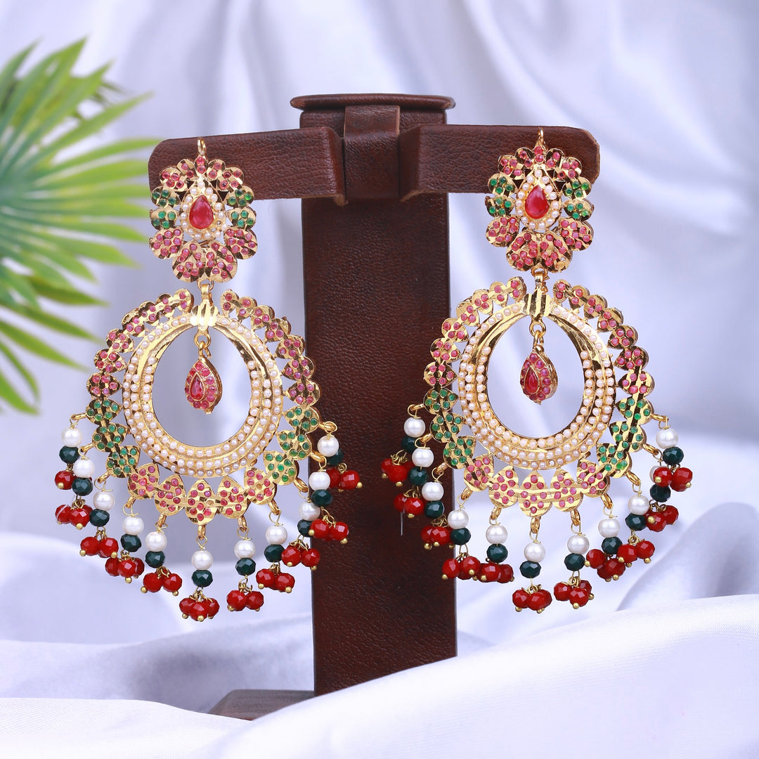 Naqashi Pearl Dangles