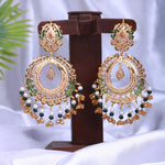 Load image into Gallery viewer, Naqashi Pearl Dangles
