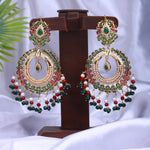 Load image into Gallery viewer, Naqashi Pearl Dangles
