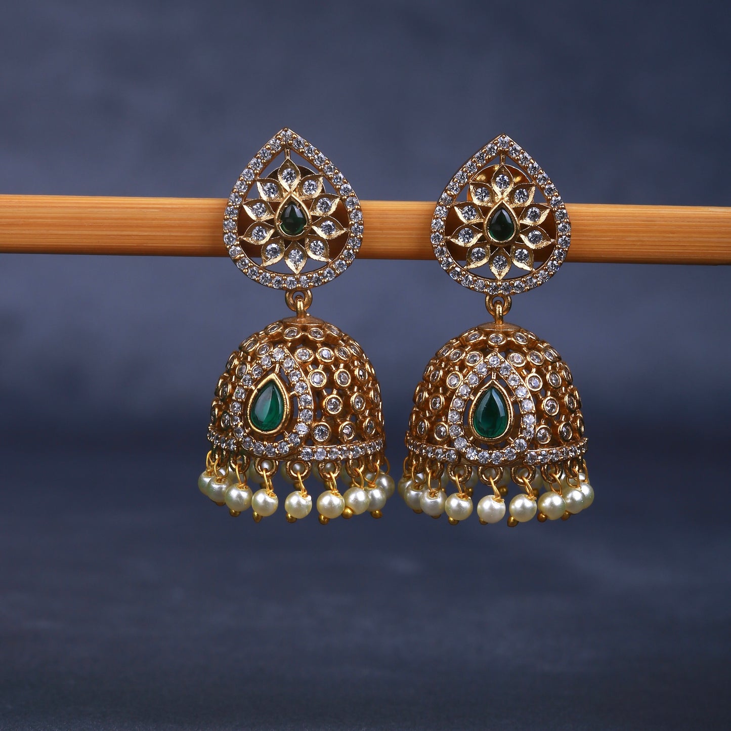 Royal Meenakshi Jhumkas
