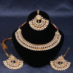 Load image into Gallery viewer, Pearl Elegance Kundan Necklace Set
