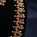 Load image into Gallery viewer, Ruby Bloom Long Necklace Set
