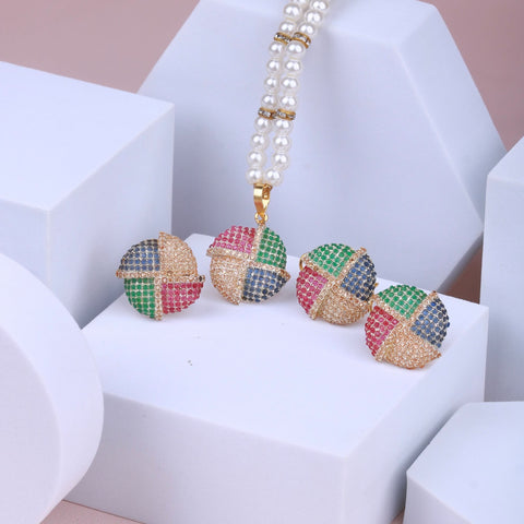 Premium quality Uncut Style Combo set with adjustable Ring