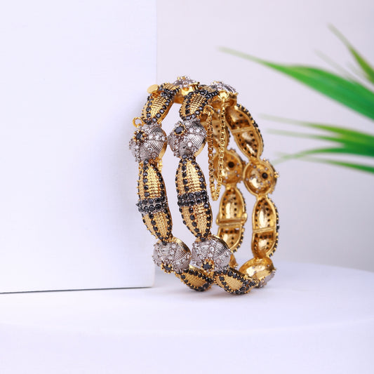 Aurora Glow Bangle Black