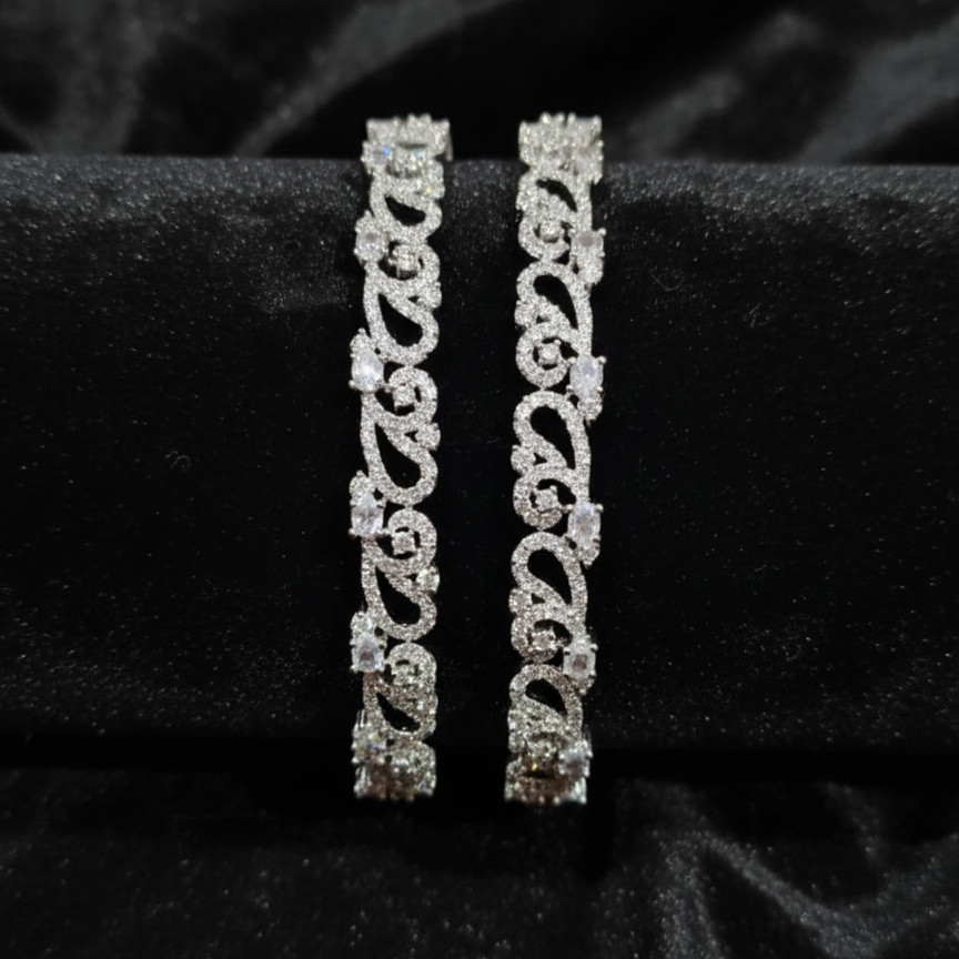 Celestial DNA Cuffs — Luxury Silver-Plated (Handmade)