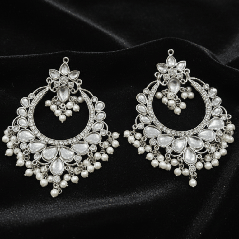 Heer Pearl Earrings - Riwaaj