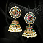 Load image into Gallery viewer, Royal Meenakari Jhumkas
