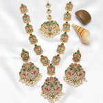 Load image into Gallery viewer, Tourmaline Navratan Necklace Set
