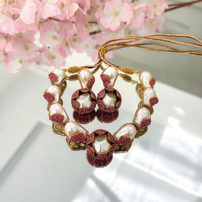 Moti-e-Phool Necklace Set