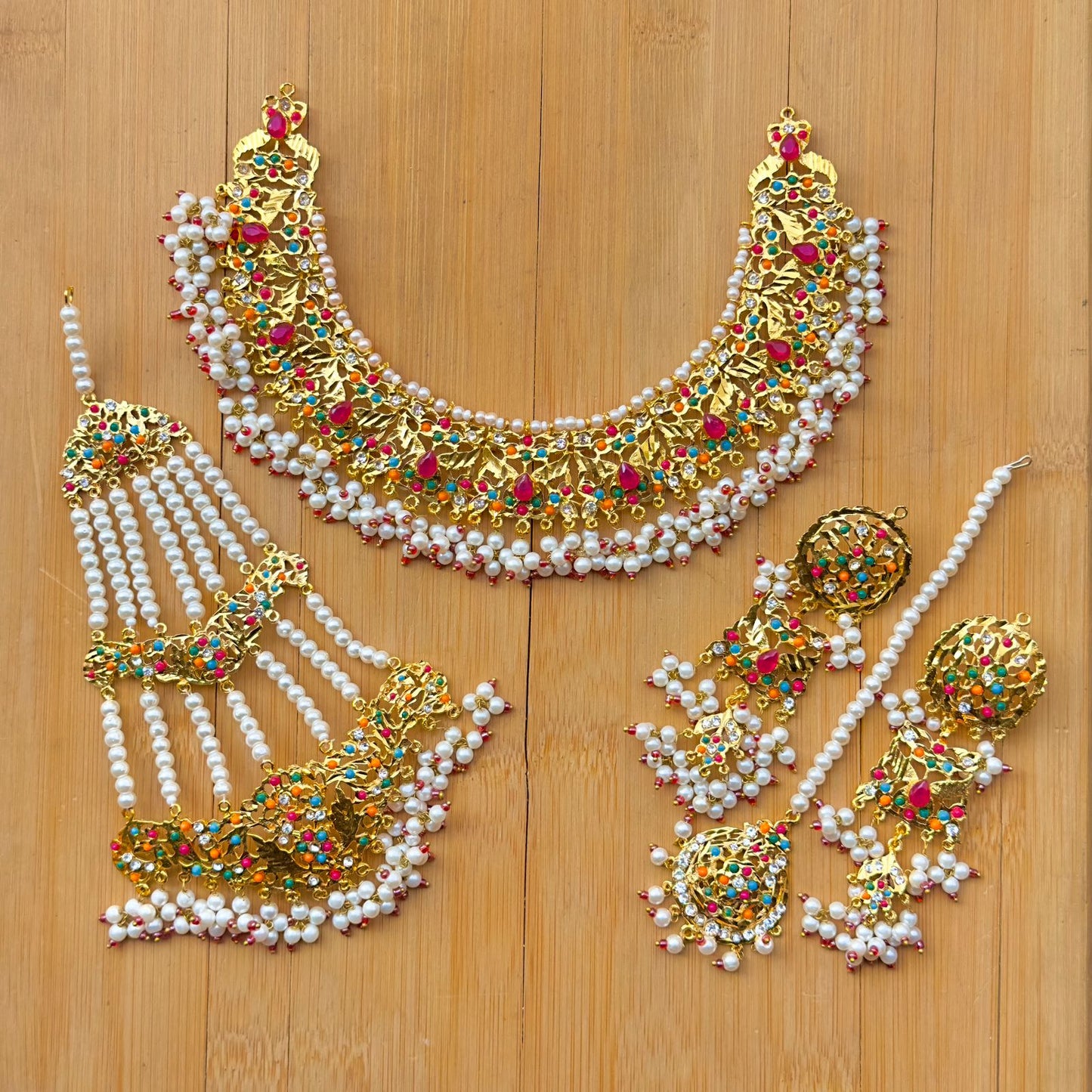Premium Quality Laak Kundan Set