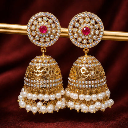 Shahi Pearl Jhumka - Riwaaj