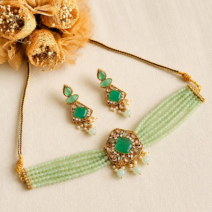 Zeenat Classic Choker Set