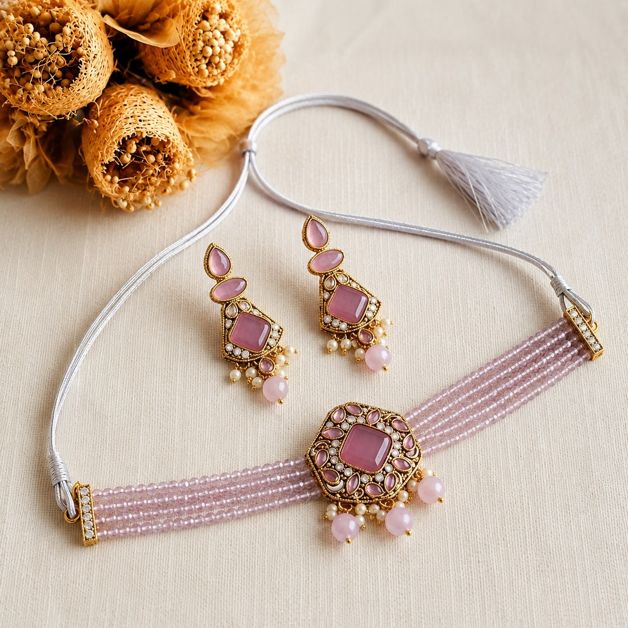 Zeenat Classic Choker Set