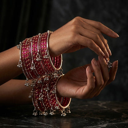 Kashmiri Ghungroo & Red Glass Chooriyan - Riwaaj