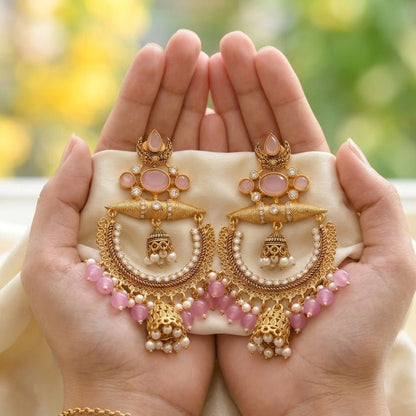 Festive Moon Jhumkas - Riwaaj