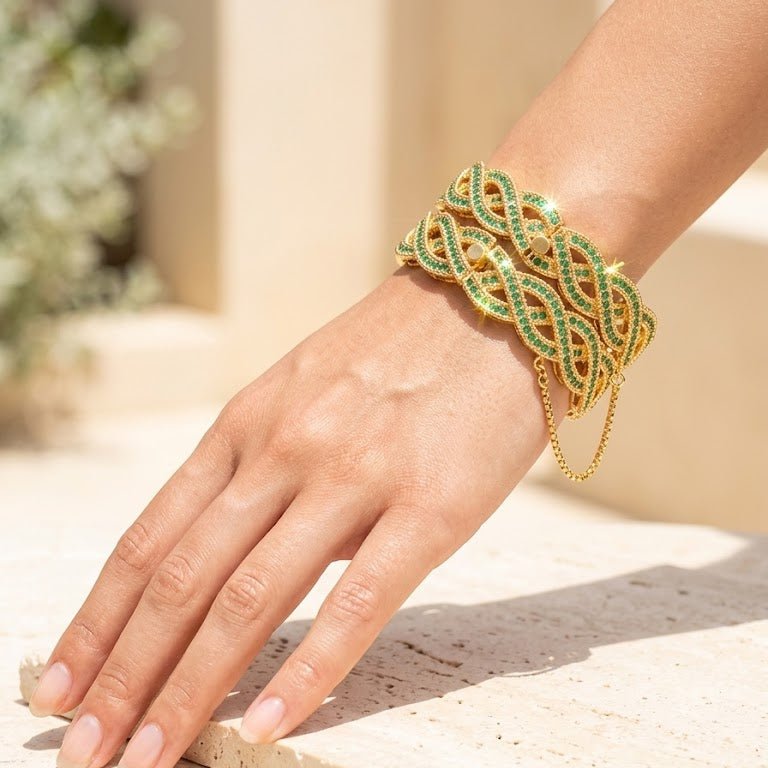 Divine Radiance Openable Bangle - Riwaaj