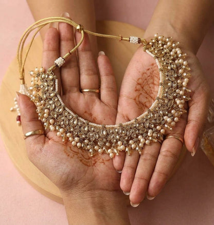 ELZARA EARRING AND TEEKA SET - Riwaaj