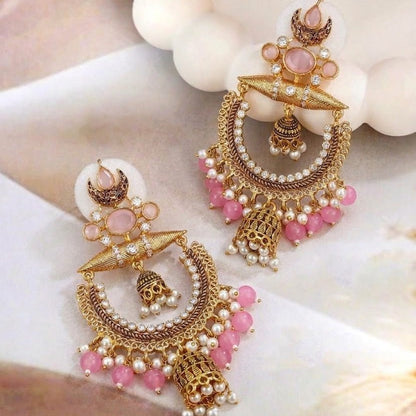 Festive Moon Jhumkas - Riwaaj