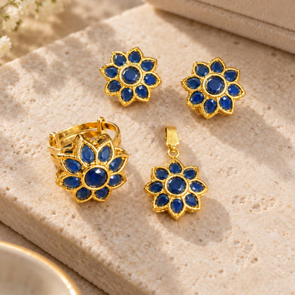 Rang-e-Noor Kundan Locket Set