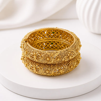 Royal Gold Kungun Kangan Pair
