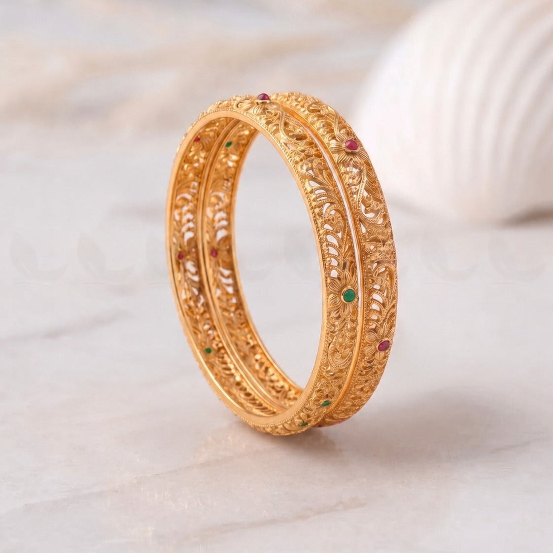 Shahi Rajwari Gold Plated Bangles
