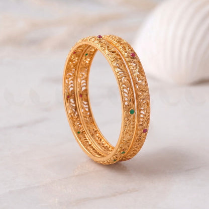 Shahi Rajwari Gold Plated Bangles