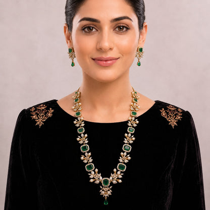 Floral Necklace & Earrings Set