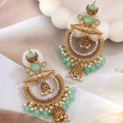 Festive Moon Jhumkas - Riwaaj