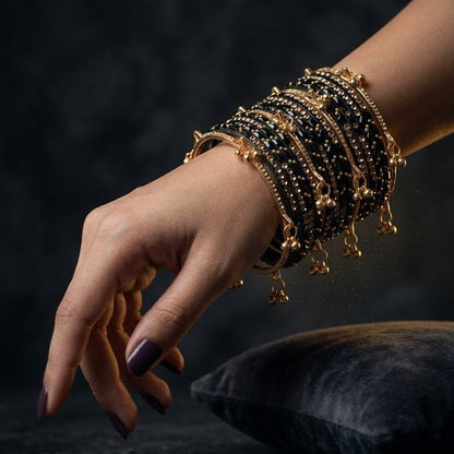 Kashmiri Ghungroo & Black Glass Chooriyan - Riwaaj
