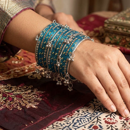 Kashmiri Ghungroo & Blue Glass Chooriyan - Riwaaj