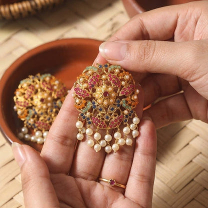 Meena Bloom Earrings - Riwaaj
