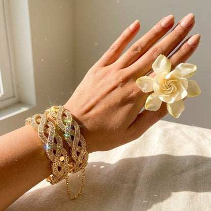 Divine Radiance Openable Bangle - Riwaaj