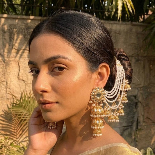 Shaahi Gulnaar Sahara Earrings - Riwaaj