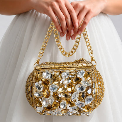 Gem & Kundan Dual-Sided Clutch