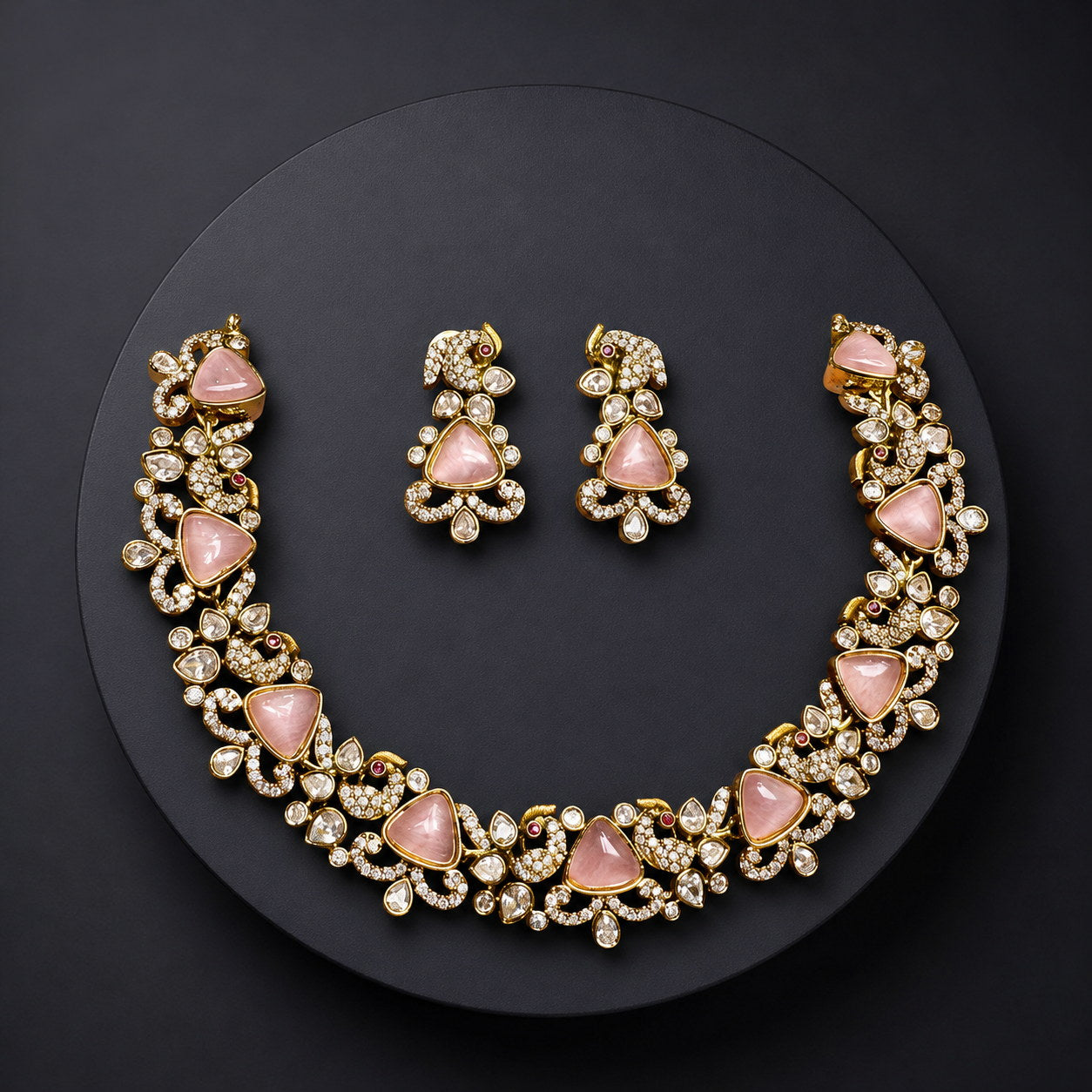 Heritage Gemstone Collar Necklace Set
